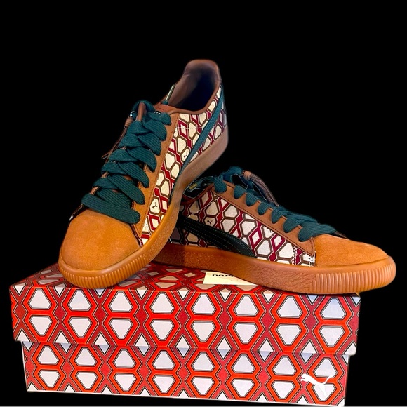 Puma ClydeTassle Dapper Dan Frair Brown style 388170-01